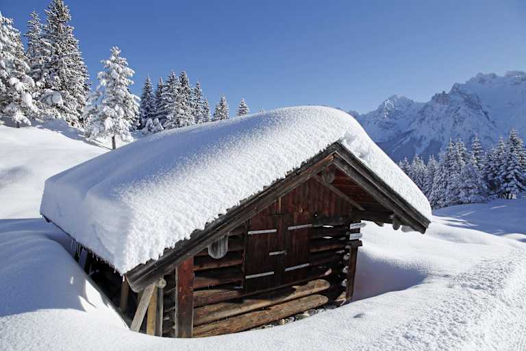 Karwendel Schneehöhe