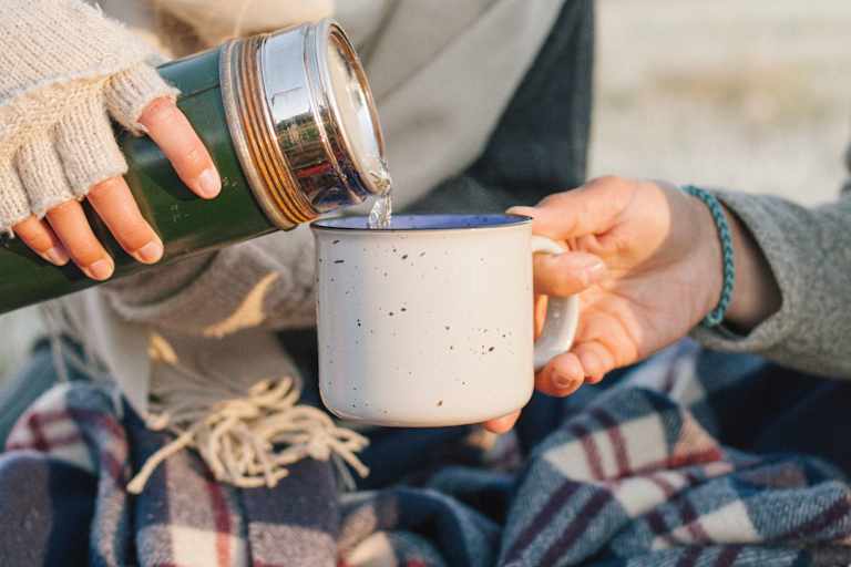 Thermosflasche Wandern