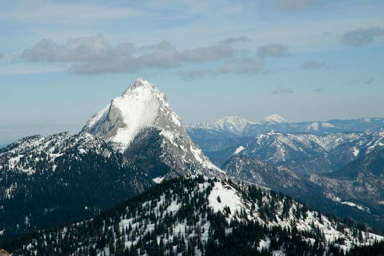 Der Gipfel des Lugauer: Das „Steirische Matterhorn“