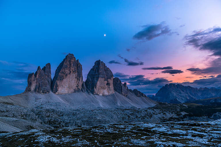 Nordseite Drei Zinnen