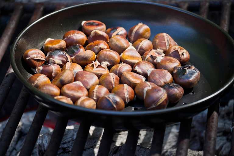 gebratene Kastanien selber machen