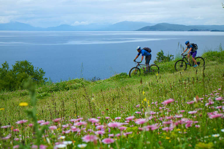 Mountainbike Ohridsee Mazedonien Bergwelten