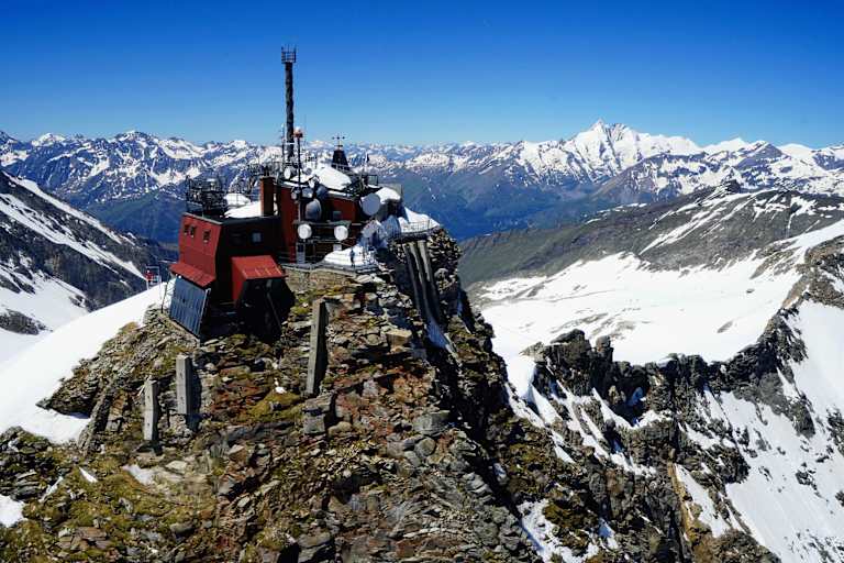 Sonnblick Observatorium in der Goldberggruppe in Salzburg