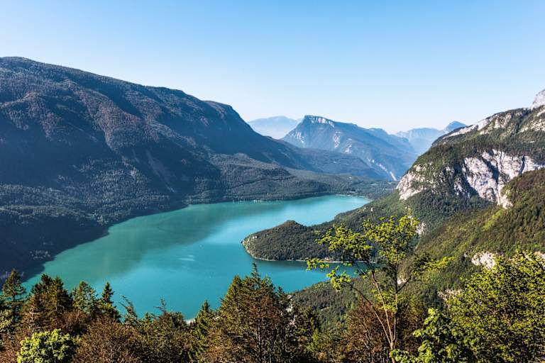 Ausblick auf den italienischen See.