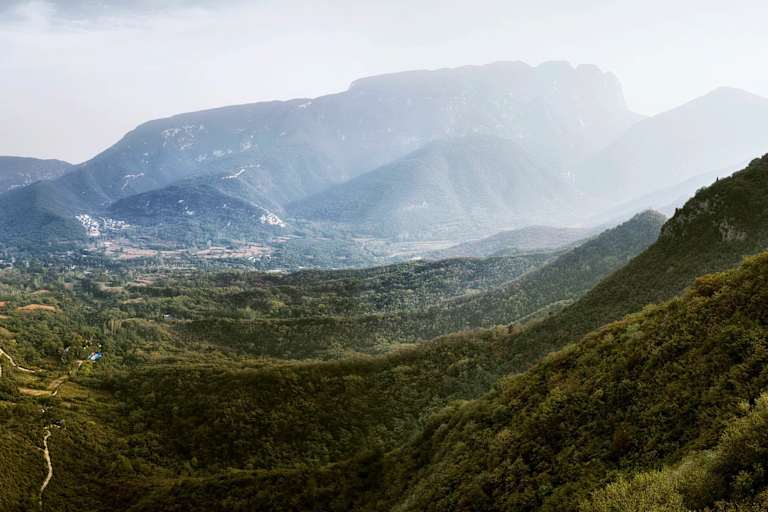 Blick vom Mount Song in der Provinz Henan in China