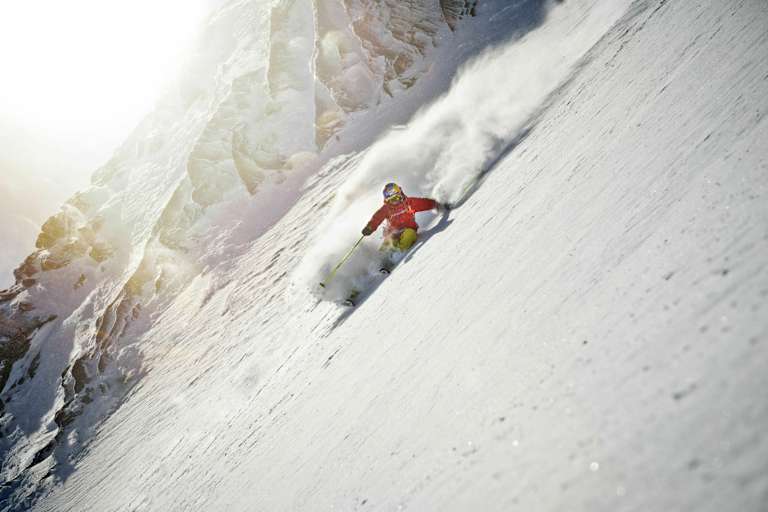 Nadine Wallner am Kitzsteinhorn