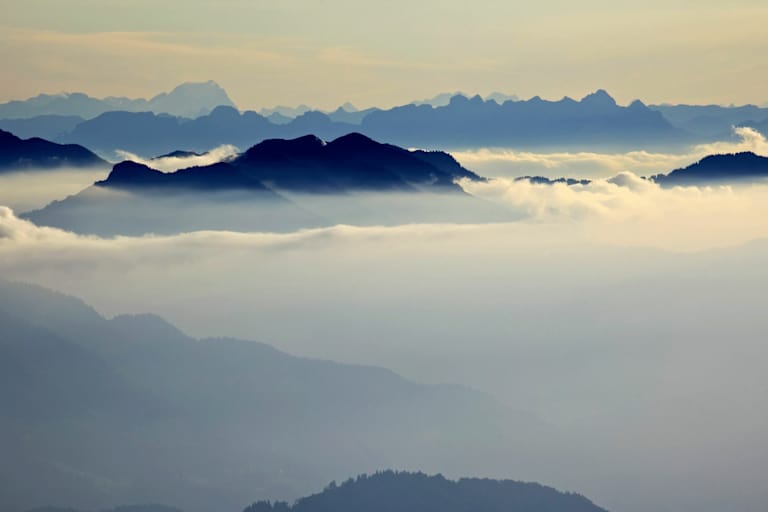 Nagelfluhkette in den Allgäuer Alpen