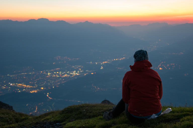 Blick auf Innsbruck von der Nockspitze
