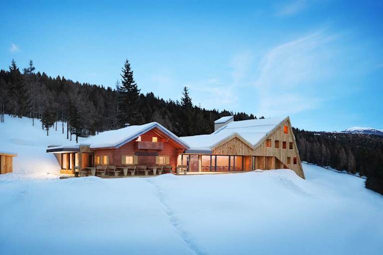 Oberhauserhütte in den Südtiroler Dolomiten