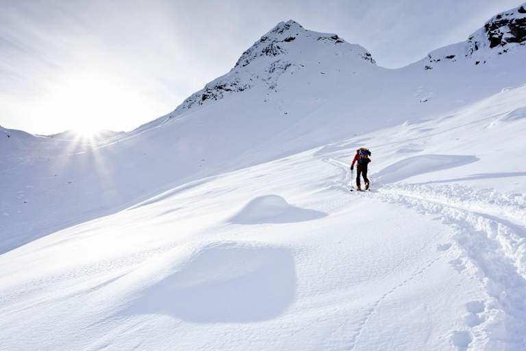 Skitourengehen im Südtiroler Pflerschtal: Aufstieg auf die Ellesspitze (2.661 m)