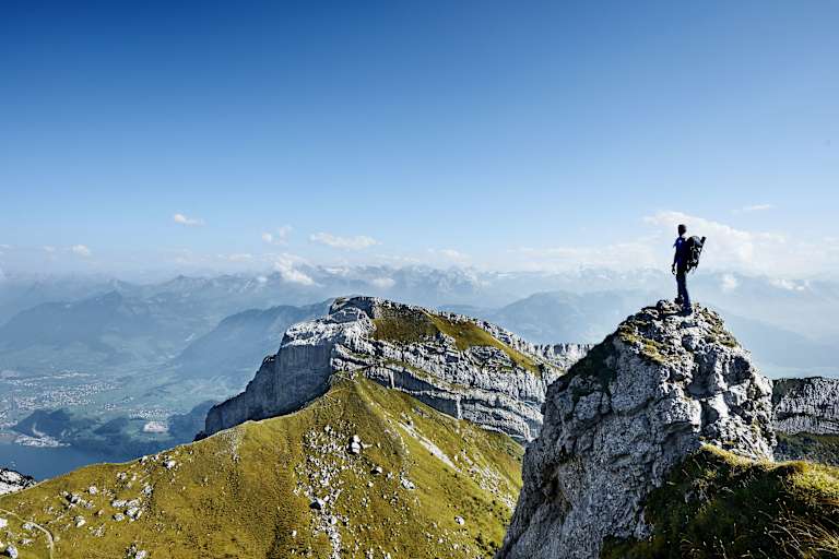 Pilatus bei Luzern in der Schweiz