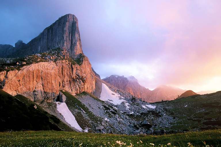 Blick auf den Rofanturm