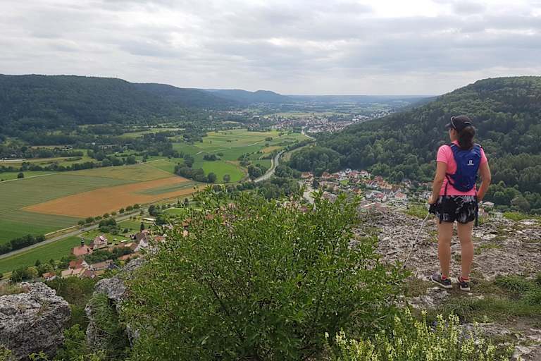 Ausblick über die Fränkische Schweiz