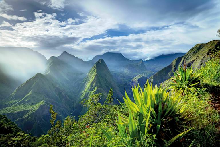 La Réunion im Indischen Ozean