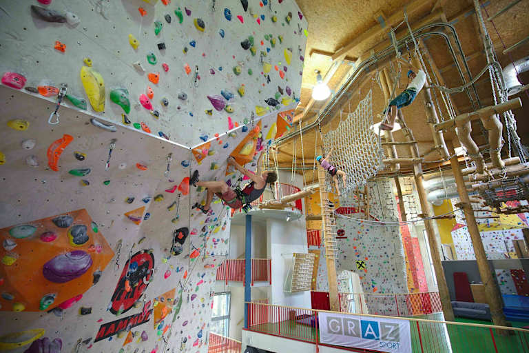 Auch der Innenbereich des City Adventure Center begeistert.