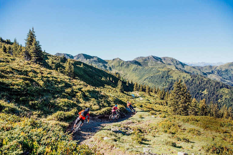 Panoramablick auf das Glemmtal