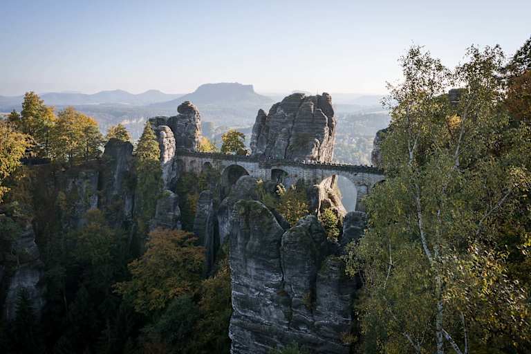 Blick auf eine alte Burg