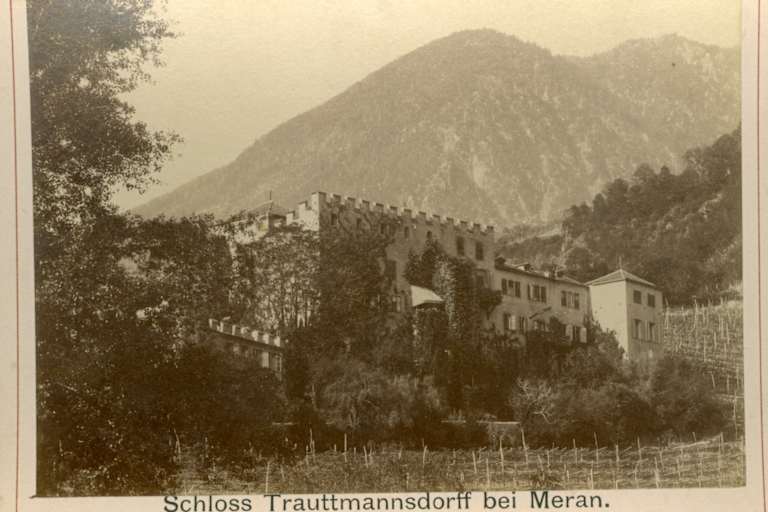 Historische Fotografie: Schloss Trauttmannsdorff