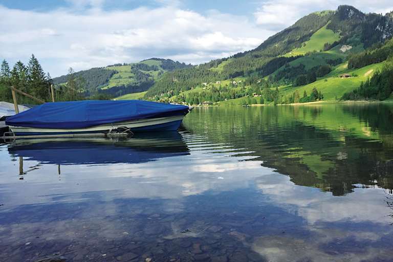 Der Schwarzsee in den Freiburger Voralpen