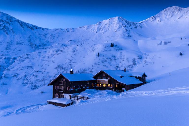 Die Schwarzwasserhütte in Vorarlberg