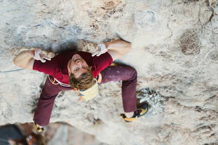 Klettern Griffpositionen