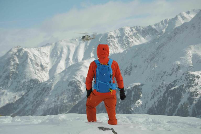 Winterpanorama: Sicherheit am Berg