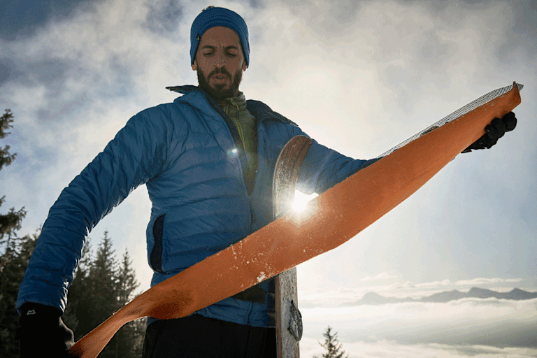 Der richtige Schnitt der Felle erspart viel Mühe und Ärger auf Tour