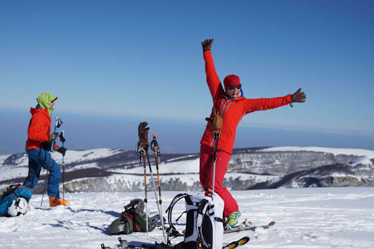 Tourengeher im Gelände
