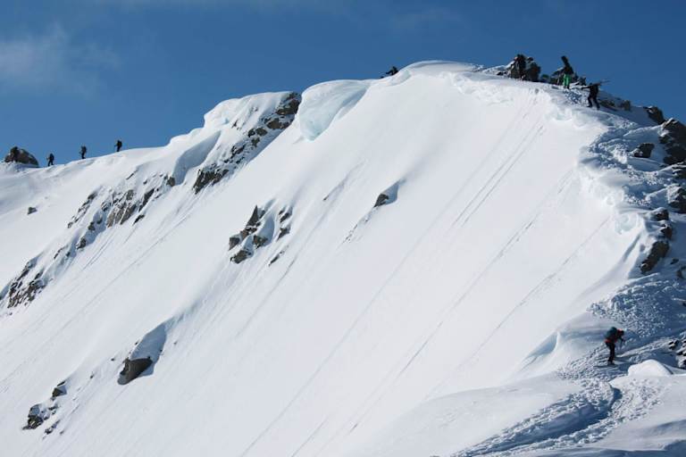 Skitour auf den Pazolastock im Kanton Graubünden