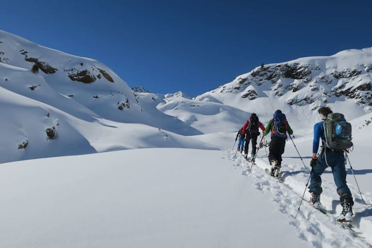 Skitourengeher, Alpenverein Tipps