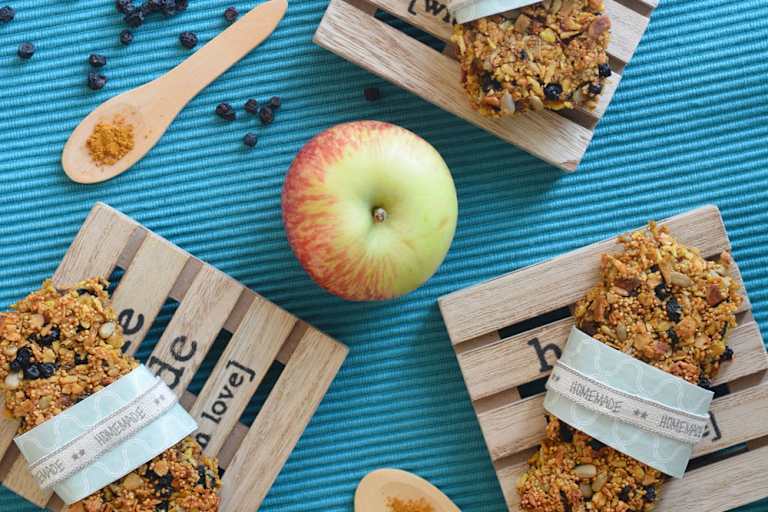 Energieträger: Müsliriegel mit Kurkuma