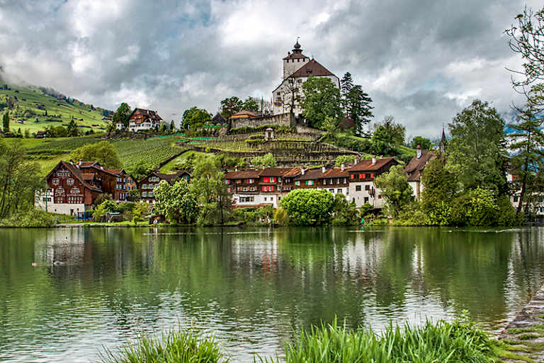 Schloss Werdenberg am Schlossberg in Werdenberg