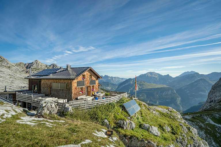 Die Passauer Hütte in den Leoganger Steinbergen