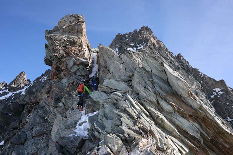 Der Stüdlgrat im Winter