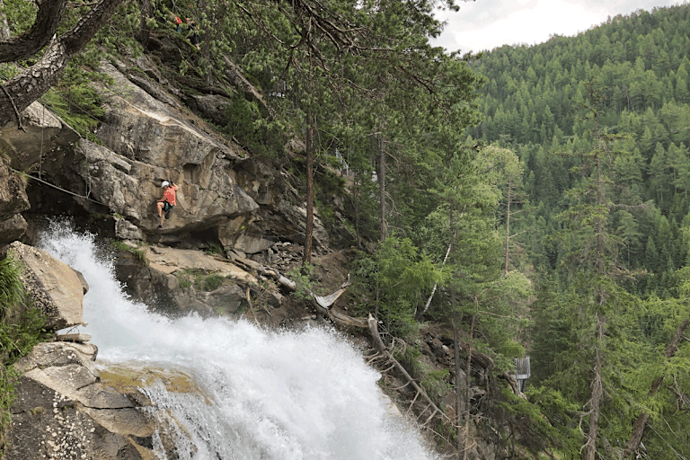 Der Klettersteig Stuibenfall 