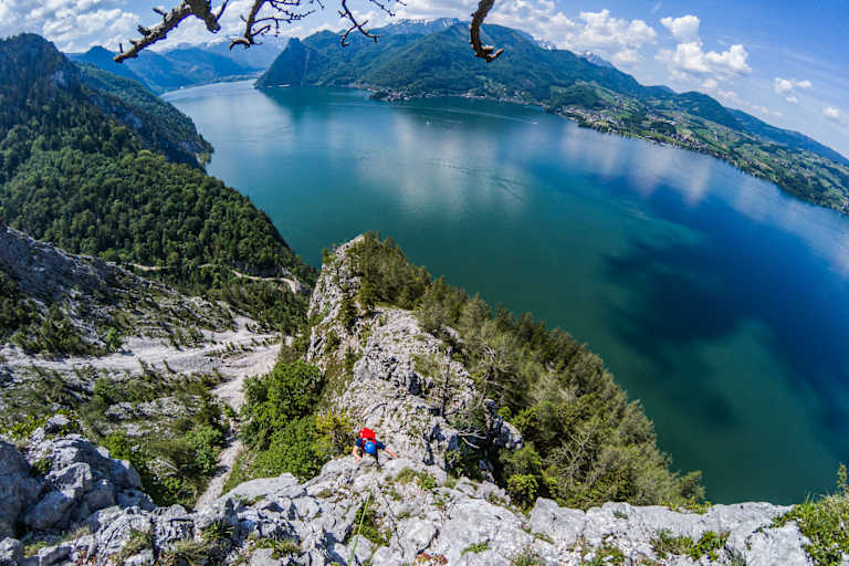 Mehrseillängentour am Traunstein