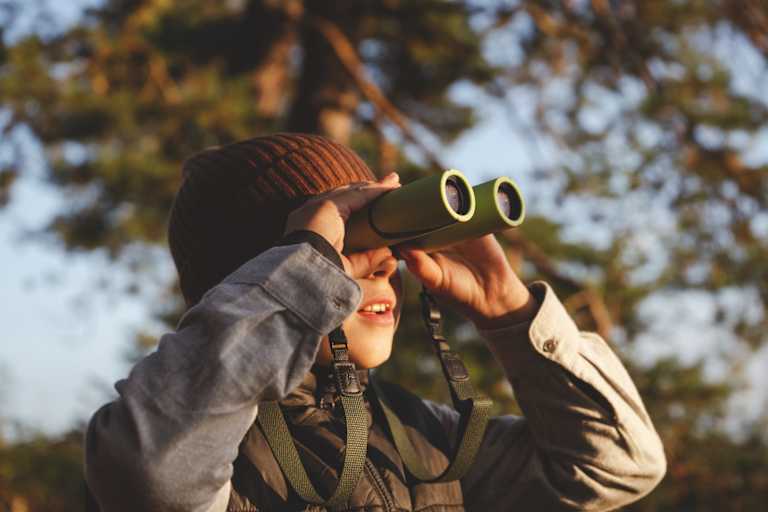 Von klein auf den Blick in die Ferne schweifen lassen.