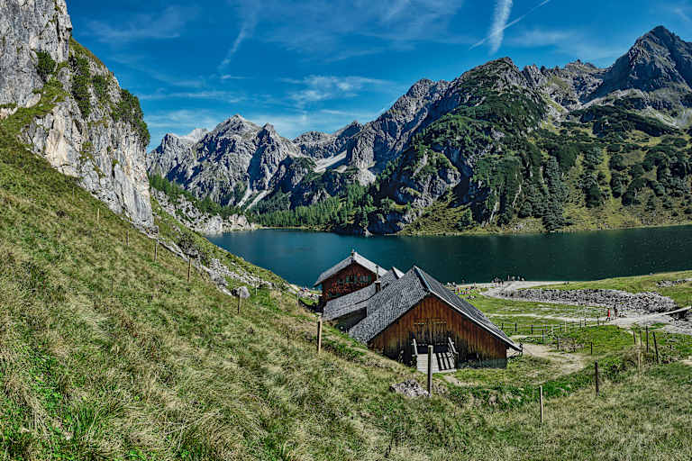 Blick auf die Tappenkarseealm