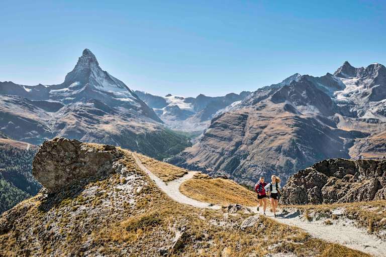 Trailrunnig im Angesicht des Matterhorns