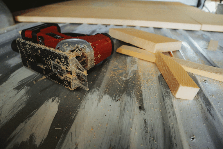 Letzte Woche verpasste Laura unserer Vanda einen zusätzliche Bodenisolierung und begann mit der Deckenkonstruktion