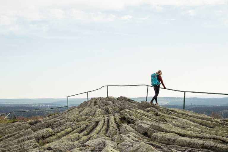 Basaltfächer am Hirtstein, Etappen sechs und sieben
