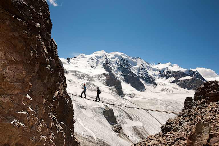 Klettersteig Piz Trovat Engadin