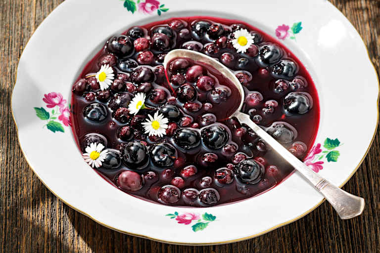 Heidelbeersuppe à la Eng Alm