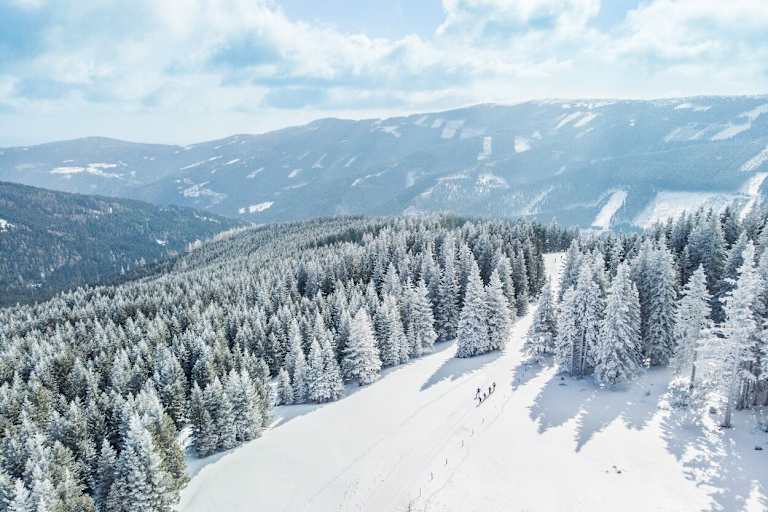 Wechsel-Panoramaloipe in den Wiener Alpen - schneesicher und abwechslungsreich