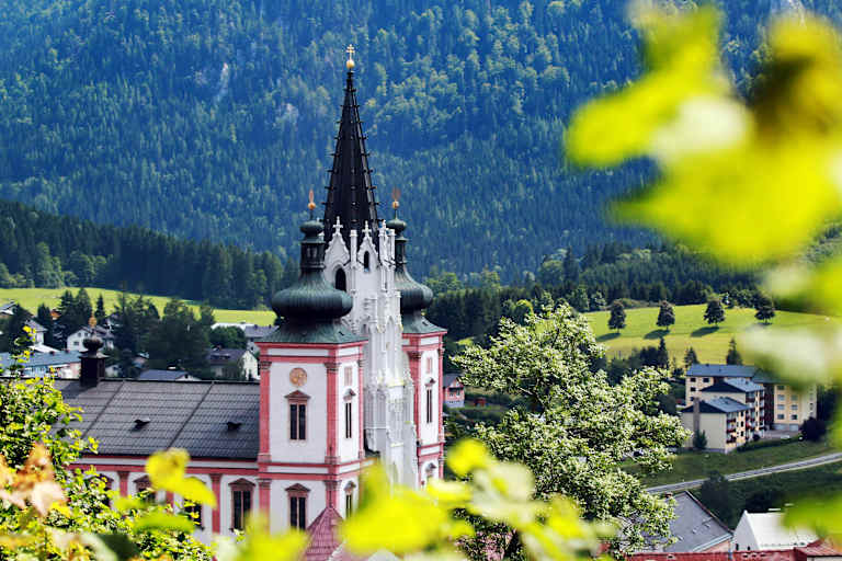 Mariazell als Ziel des Wiener Wallfahrerwegs