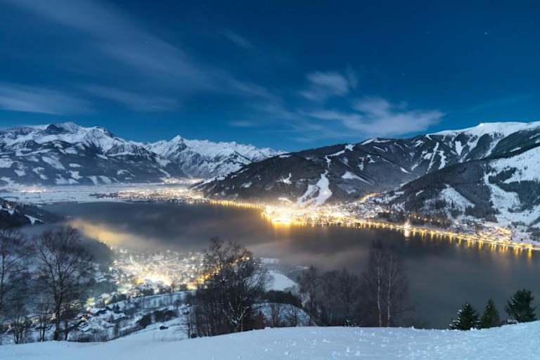 Zell am See bei Nacht 