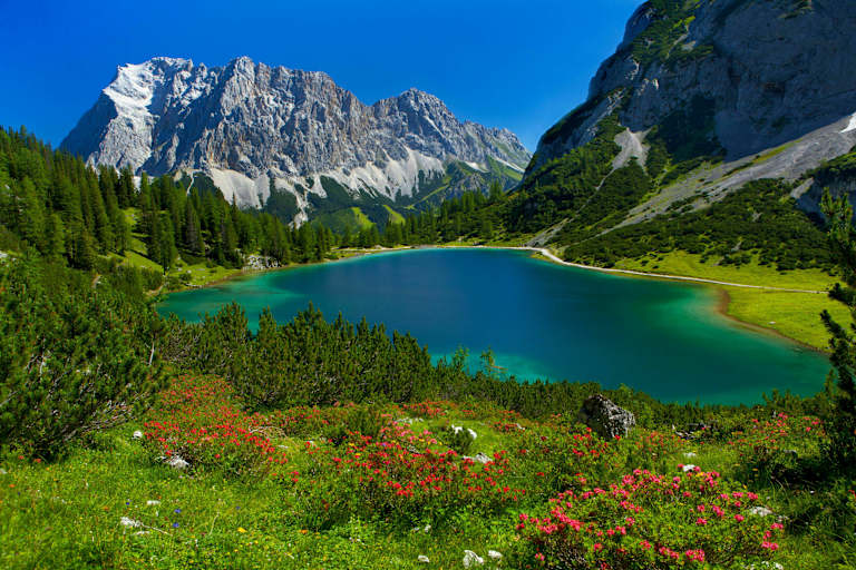 Seebensee mit der Zugspitze