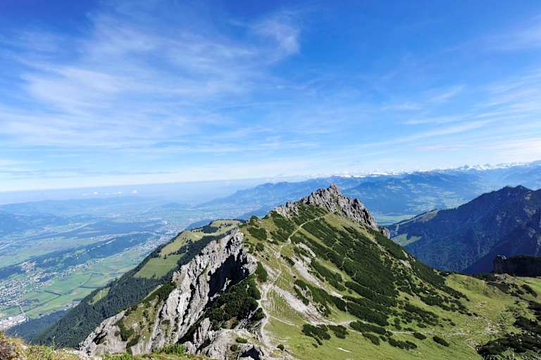 Route 66 - Blick vom Garsellikopf auf die Drei Schwestern