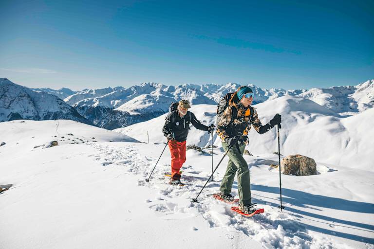 Auf großen Füssen auf zur Janetschütte