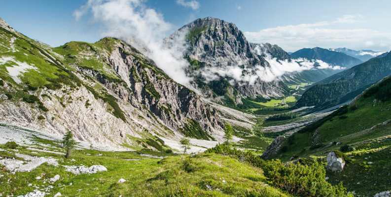 Karwendel: Das Falzthurntal mit dem Sonnjoch